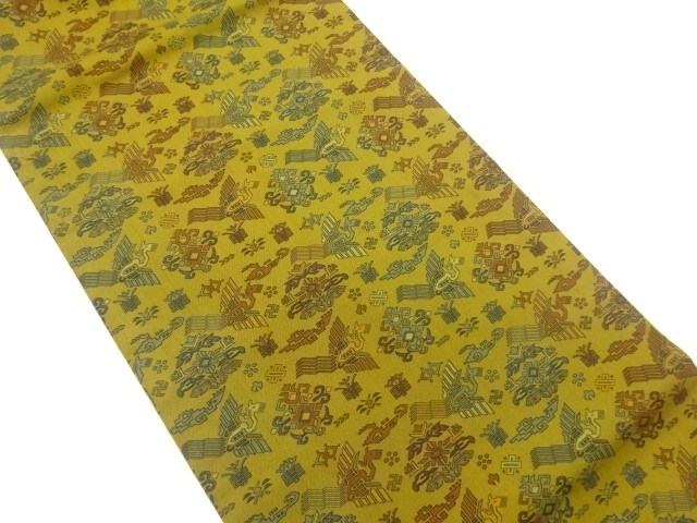 JAPANESE NAGOYA OBI / WOVEN GEOMETRIC